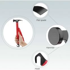 HAZEL Kits D'extracteur De Maillet Clous De Poteaux De Tente Extracteur Multifonction Pour La Randonnée De Camping En Plein Air 10 HAZEL Kits D'extracteur De Maillet Clous De Poteaux De Tente Extracteur Multifonction Pour La Randonnée De Camping En Plein Air -Tente de réception Soldes 64196652 4