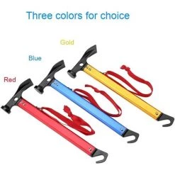 HAZEL Kits D'extracteur De Maillet Clous De Poteaux De Tente Extracteur Multifonction Pour La Randonnée De Camping En Plein Air -Tente de réception Soldes 64196769 5