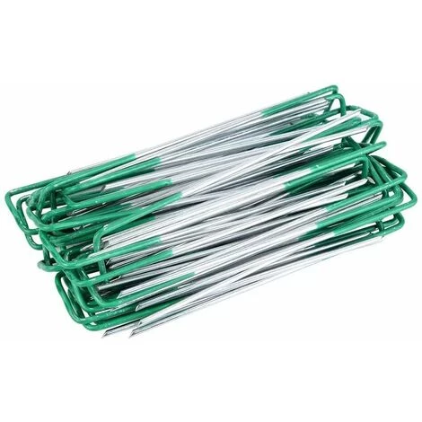 THSINDE 50pcs Ancrages Au Sol Ancrages Au Sol Piquets En Forme De U Piquets De Sol Pour Mauvaises Herbes Polaire Jardin Polaire Camping Tuyau D'arrosage Goutte à Goutte Tuyau Perlé Jardin Gazon Artificiel Ancres Galvanisées à Chaud 6 THSINDE 50pcs Ancrages Au Sol Ancrages Au Sol Piquets En Forme De U Piquets De Sol Pour Mauvaises Herbes Polaire Jardin Polaire Camping Tuyau D'arrosage Goutte à Goutte Tuyau Perlé Jardin Gazon Artificiel Ancres Galvanisées à Chaud - Image 4