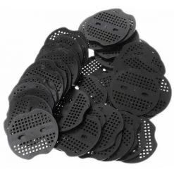 HABIENTôT 100 PCS Rondelles Pour Piquets De Fixation En Acier Pour Bâche, Rondelle D'ancrage En U Pour Piquets De Jardin, Piquets De Fixation Tente (3 Trous Communs) Noir，Oi-FRIS -Tente de réception Soldes 64562237 4