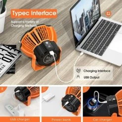 SINCèREETALI Ventilateur De Camping Avec Lanterne LED 3 En 1 Portable Pour Tente, Ventilateur De Camping Rechargeable, Batterie Externe, Télécommande Avec Anneau De Suspension Pour Intérieur/extérieur, Camping, Randonnée, Maison, Bureau, Voiture, Pannes D'urgence 11 SINCèREETALI Ventilateur De Camping Avec Lanterne LED 3 En 1 Portable Pour Tente, Ventilateur De Camping Rechargeable, Batterie Externe, Télécommande Avec Anneau De Suspension Pour Intérieur/extérieur, Camping, Randonnée, Maison, Bureau, Voiture, Pannes D'urgence -Tente de réception Soldes 64706030 5