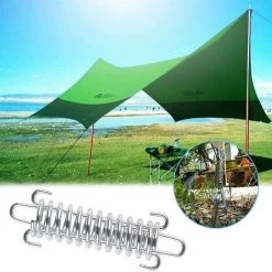 ILOVEMILAN Ressort De Voile D'ombrage 4 Pièces, Ressort Tendeur De Voile D'ombrage, Ressort De Tension De Voile D'ombrage, Ressort De Tension De Tente De Camping -Tente de réception Soldes 64854311 5