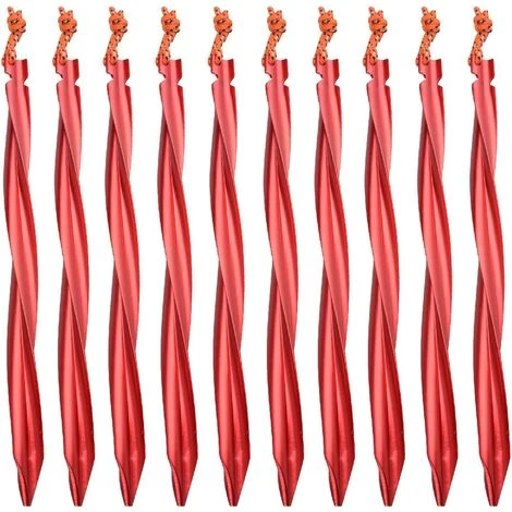 LLOVE Piquets De Tente 25 Cm Sardines En Alliage D'aluminium Piquet De Fixation Léger 10 Pièces Pour Camping Tarp Jardin Toile 3 LLOVE Piquets De Tente 25 Cm Sardines En Alliage D'aluminium Piquet De Fixation Léger 10 Pièces Pour Camping Tarp Jardin Toile