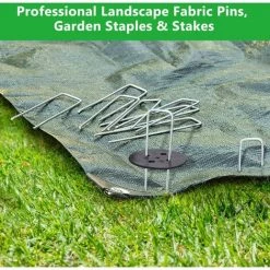 LLOVE Piquets De Jardin, Piquets De Fixation De Jardin, Piquets De Fixation Tente 2,5 Mm D'épaisseur, 15 Cm/2,5 Cm, Pour Fixer Le Tissu De Mauvaises Herbes, Les Feuilles De Sol (50 PCS /4 Rondelle) 9 LLOVE Piquets De Jardin, Piquets De Fixation De Jardin, Piquets De Fixation Tente 2,5 Mm D'épaisseur, 15 Cm/2,5 Cm, Pour Fixer Le Tissu De Mauvaises Herbes, Les Feuilles De Sol (50 PCS /4 Rondelle) -Tente de réception Soldes 64871332 3