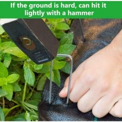 LLOVE Piquets De Jardin, Piquets De Fixation De Jardin, Piquets De Fixation Tente 2,5 Mm D'épaisseur, 15 Cm/2,5 Cm, Pour Fixer Le Tissu De Mauvaises Herbes, Les Feuilles De Sol (50 PCS /4 Rondelle) 11 LLOVE Piquets De Jardin, Piquets De Fixation De Jardin, Piquets De Fixation Tente 2,5 Mm D'épaisseur, 15 Cm/2,5 Cm, Pour Fixer Le Tissu De Mauvaises Herbes, Les Feuilles De Sol (50 PCS /4 Rondelle) -Tente de réception Soldes 64871332 5