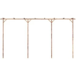 VidaXL Pergola Bambou 385x40x205 Cm - Brun 10 VidaXL Pergola Bambou 385x40x205 Cm - Brun -Tente de réception Soldes 64917965 4