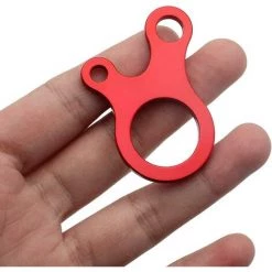 EAUDACè 12 Pièces Tendeur De Corde Tendeur De Tente Rouge Corde Tendeur Anti-dérapant Corde À Vent Boucle Tendeur En Alliage D'Aluminium Léger Pour Camping Auvent Randonnée Escalade Tente Accessoire -Tente de réception Soldes 64942318 3