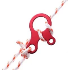 EAUDACè 12 Pièces Tendeur De Corde Tendeur De Tente Rouge Corde Tendeur Anti-dérapant Corde À Vent Boucle Tendeur En Alliage D'Aluminium Léger Pour Camping Auvent Randonnée Escalade Tente Accessoire -Tente de réception Soldes 64942318 4