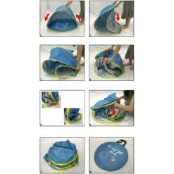 GALOZZOIT Tente De Plage Avec Protection Structure Pop-up Légère, Se Plie Et Se Range Facilement Dans Un Sac. Fournie Avec 4 Fixations Au Sol.——120x80x70cm Maquette Baleine-Bleu 11 GALOZZOIT Tente De Plage Avec Protection Structure Pop-up Légère, Se Plie Et Se Range Facilement Dans Un Sac. Fournie Avec 4 Fixations Au Sol.——120x80x70cm Maquette Baleine-Bleu -Tente de réception Soldes 64999890 5