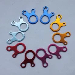 PERLE RARE 12 Pièces Tendeur De Corde Tendeur Camping En Alliage D'Aluminium Crochet Ajusteur De Corde Durable Antidérapant Pour Tente Bâche Randonnée Camping，Bleu (Forme D'escargot) -Tente de réception Soldes 65177841 4