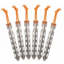 Yoouyida Piquets De Tente En Titane En Forme De V, 6 Pieces -Tente de réception Soldes 65298622 3