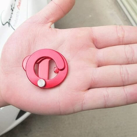 L'FLANEUR Lot De 6 Crochets En Aluminium Multifonctionnel Crochets De Tente En T Tendeur De Tente Crochets De Corde Léger Pour Tente Bache Camping Randonnée Rouge ANEUR 7 L'FLANEUR Lot De 6 Crochets En Aluminium Multifonctionnel Crochets De Tente En T Tendeur De Tente Crochets De Corde Léger Pour Tente Bache Camping Randonnée Rouge ANEUR - Image 5