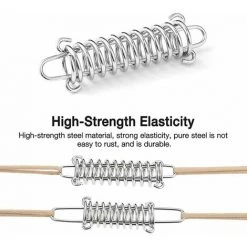 L'FLANEUR Tendeur Ressort, 10 Pcs Boucle De Corde De Ressort, Boucles à Ressort De Tente, Ressort Absorbeur, Ressort De Tension Pour Voile DOmbrage, Bache, Tente, Grille Métallique ANEUR 10 L'FLANEUR Tendeur Ressort, 10 Pcs Boucle De Corde De Ressort, Boucles à Ressort De Tente, Ressort Absorbeur, Ressort De Tension Pour Voile DOmbrage, Bache, Tente, Grille Métallique ANEUR -Tente de réception Soldes 65356765 4