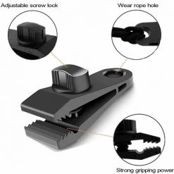 ENLENK Lot De 10 Clips De Fermeture Pour Rideaux, Bâches, Clips Pour Fixation De Bâches, Pour Tentes, Camping, Soleil, Coupe-vent, Accessoires (noir) -Tente de réception Soldes 65440897 3