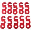 ENLENK Corde De Remplacement De Tente Tente Fluorescente Tendeur De Tente En Aluminium Accessoires De Corde D'Auvent De Tente Boucles De Cordon à Trois Yeux (Haut-Parleur-Rouge 10 Pièces) -Tente de réception Soldes 65440906 1