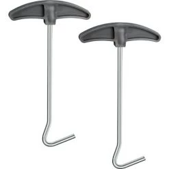ENLENK 2Pcs Extracteur De Piquets Extracteurs De Piquets De Tente Crochet De Sol Pour Piquet Extracteur De Cheville Extracteur De Crochet Pour Un Retrait Facile Des Piquets