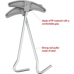 ENLENK 2Pcs Extracteur De Piquets Extracteurs De Piquets De Tente Crochet De Sol Pour Piquet Extracteur De Cheville Extracteur De Crochet Pour Un Retrait Facile Des Piquets -Tente de réception Soldes 65440909 4