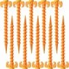 YOOUYIDA Piquets De Tente En Plastique, Piquets De Corde, Adaptés Aux Accessoires De Tente D'équipement De Tente Extérieure Pour La Plage, La Plage, La Jungle, La Boue. Jaune (20cm×4.5cm, ⌀10) -Tente de réception Soldes 65677840 1