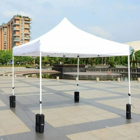 MERéTéET Paquet De 4 Sac De Sable, Poids De Sable Gazebo, Sacs De Sable à Double Couture, Poids De Jambe, Pour Gazebo Tente, Lestage Fixation 6 MERéTéET Paquet De 4 Sac De Sable, Poids De Sable Gazebo, Sacs De Sable à Double Couture, Poids De Jambe, Pour Gazebo Tente, Lestage Fixation - Image 4