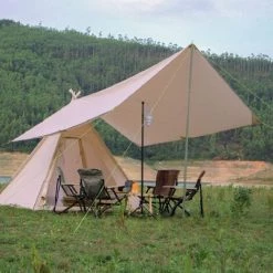 PERLE RARE Nylon Cord Strap Tendeur Cordon Réfléchissant Tente Clous Pour Camping En Plein Air Randonnée Auvents (4 Cordes + 4 Clous) -Tente de réception Soldes 65797518 5