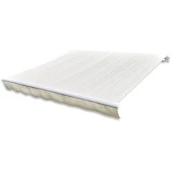 LIFCAUSAL Tissu D'auvent Toile Crème 4 X 3 M (cadre Non Inclus) -Tente de réception Soldes 65898986 2