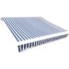 LIFCAUSAL Toit D'auvent Toile Bleu Et Blanc 4x3 M (Cadre Non Inclus) 2 LIFCAUSAL Toit D'auvent Toile Bleu Et Blanc 4x3 M (Cadre Non Inclus) -Tente de réception Soldes 65899012 1