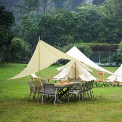 ASUPERMALL Poteaux De Bâche Pliables Poteaux De Tente De Camping Réglables Pour Auvents De Bâche Auvent Abri Anti-pluie, Or 10 ASUPERMALL Poteaux De Bâche Pliables Poteaux De Tente De Camping Réglables Pour Auvents De Bâche Auvent Abri Anti-pluie, Or -Tente de réception Soldes 65918526 4