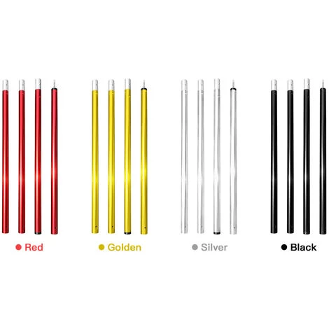 ASUPERMALL Poteaux De Bâche Pliables Poteaux De Tente De Camping Réglables Pour Auvents De Bâche Auvent Abri Anti-pluie, Or 7 ASUPERMALL Poteaux De Bâche Pliables Poteaux De Tente De Camping Réglables Pour Auvents De Bâche Auvent Abri Anti-pluie, Or - Image 5