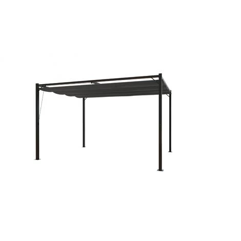 CONCEPT-USINE Tonnelle Autoportante 3x4m Avec Toile En Polyester Gris TUSA - Gris 3 CONCEPT-USINE Tonnelle Autoportante 3x4m Avec Toile En Polyester Gris TUSA - Gris