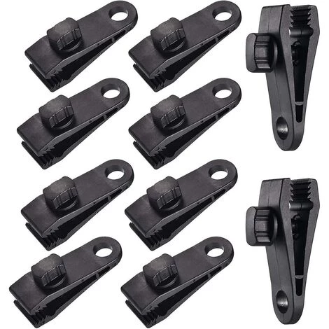 DONTODENT 10 Ensembles Clip De Bâche Pince De Tente Bâche Auvents Clip, Pince De Bâche, Pince De Tente, Pour Tente De Voiture, Bâche, Auvents, Camping 3 DONTODENT 10 Ensembles Clip De Bâche Pince De Tente Bâche Auvents Clip, Pince De Bâche, Pince De Tente, Pour Tente De Voiture, Bâche, Auvents, Camping