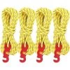 OSQI Lot De 4 Tendeurs Réfléchissants Avec Tendeur De Corde, 4 M, Diamètre : 3 Mm, Résistant Aux Déchirures, Pour Tente Et Voile D'ombrage -Tente de réception Soldes 65988784 1