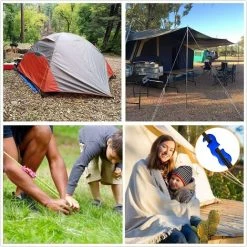 OSQI Lot De 4 Tendeurs Réfléchissants Avec Tendeur De Corde, 4 M, Diamètre : 3 Mm, Résistant Aux Déchirures, Pour Tente Et Voile D'ombrage -Tente de réception Soldes 65988784 3