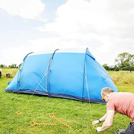 OSQI Piquets De Tente Spirale Sardine Tente Tent Peg Tente En Spirale Durable Piquet De Tente En Plastique Piquets De Tente 30 Cm Pour Tentes, Trampolines, Animaux De Compagnie, Avec Tube, 4 Pièces 5 OSQI Piquets De Tente Spirale Sardine Tente Tent Peg Tente En Spirale Durable Piquet De Tente En Plastique Piquets De Tente 30 Cm Pour Tentes, Trampolines, Animaux De Compagnie, Avec Tube, 4 Pièces – Image 3