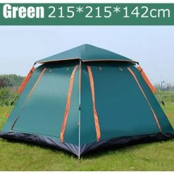 PREMIER Pour 4-5 Personnes Tente De Camping Automatique Portable 215x215cm étanche Résistance UV Abris Soleil Vert 10 PREMIER Pour 4-5 Personnes Tente De Camping Automatique Portable 215x215cm étanche Résistance UV Abris Soleil Vert -Tente de réception Soldes 66073885 4