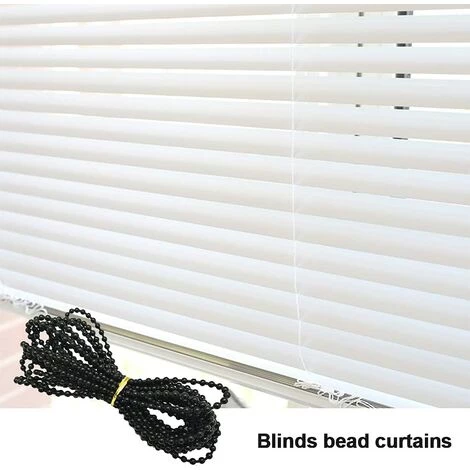 MèREÉTERNEL Chaîne De Perles Aveugles,chaîne Aveugle Verticale,Stores Verticaux Accessoires Perles Chaîne Pour Les Raccords De Réparation De Pièces De Rechange Pour Stores Enrouleurs (Noir) Ternel 5 MèREÉTERNEL Chaîne De Perles Aveugles,chaîne Aveugle Verticale,Stores Verticaux Accessoires Perles Chaîne Pour Les Raccords De Réparation De Pièces De Rechange Pour Stores Enrouleurs (Noir) Ternel - Image 3