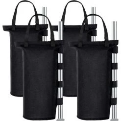 MèREÉTERNEL Jeu De 4 Poids Pour Gazebo, Paquet De Sable Gazebo, Lourd 600D De Qualité Industrielle, Pour Jambes De Gazebo, Sacs De Sable Pour Tout Gazebo Pop-up, Tente, Auvent, Parasol (Cylindrical) Ternel