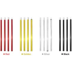 TANCYCO Poteaux De Bâche Pliables Poteaux De Tente De Camping Réglables Pour Auvents De Bâche Auvent Abri Anti-pluie (rouge) -Tente de réception Soldes 66307378 5