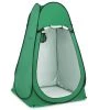 TANCYCO Tente D'abri De Confidentialité Pop Up Portable Camping En Plein Air Plage Douche Instantanée Toilette Tente à Langer Soleil Pluie Abri Avec Fenêtre (S Vert) -Tente de réception Soldes 66307469 1