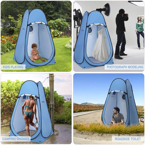 TANCYCO Tente D'abri De Confidentialité Pop Up Portable Camping En Plein Air Plage Douche Instantanée Toilette Tente à Langer Soleil Pluie Abri Avec Fenêtre (S Vert) 6 TANCYCO Tente D'abri De Confidentialité Pop Up Portable Camping En Plein Air Plage Douche Instantanée Toilette Tente à Langer Soleil Pluie Abri Avec Fenêtre (S Vert) - Image 4