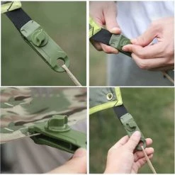 Cisea 12 Pièces Pinces à Bâche Pince Au Sol Pinces De Tente En Plastique En Forme De Crocodile Pour Camping Auvent Activités De Plein Air -Tente de réception Soldes 66352051 5