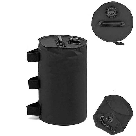 BF Tente Extérieure Sac De Sable à Eau Fixe Poids D'eau D'auvent étanche Sac/poids De Jambe Pour Tente D'auvent Noir 4 BF Tente Extérieure Sac De Sable à Eau Fixe Poids D'eau D'auvent étanche Sac/poids De Jambe Pour Tente D'auvent Noir - Image 2