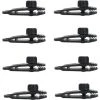 8 Pcs Bâche Clips Verrouillage Grip Crocodile Bouche Clip Tente Accessoires Auvent Pince Pour Tentes, Bâche, Couverture De Bateau, Couverture De Piscine, Couverture De Voiture Noir 8.5x2.6x2.8cm——Adélala