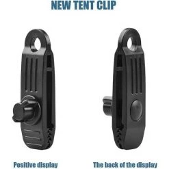 8 Pcs Bâche Clips Verrouillage Grip Crocodile Bouche Clip Tente Accessoires Auvent Pince Pour Tentes, Bâche, Couverture De Bateau, Couverture De Piscine, Couverture De Voiture Noir 8.5x2.6x2.8cm——Adélala -Tente de réception Soldes 66381197 5