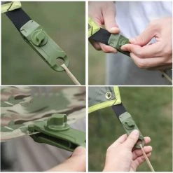 Clips De Bâche 12 Pièces Pince De Sol Clips De Tente En Plastique En Forme De Crocodile Pour Camping Auvent Activités De Plein Air (Marron, 8.5x2.6x2.8cm)——Adélala -Tente de réception Soldes 66381235 5