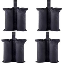 Sacs De Poids Pour Abris Instantanés De Qualité Supérieure - Sac De Sable Pour Tente - Sac De Poids Pour Pieds De Tente - Sac Lesté 41x44cm -Adélala