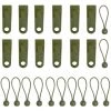 TANCYCO 12pcs Clips De Bâche Clips De Tente Heavy Duty Lock Grip Tent Clamp Vis à Pouce Bungee Cord Clips Pour Camping En Plein Air Bâches Auvents Caravane Auvents Bâches De Voiture Couvertures De Piscine (Vert) -Tente de réception Soldes 66391355 1