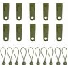 TANCYCO 10pcs Clips De Bâche Clips De Tente Heavy Duty Lock Grip Tent Clamp Vis à Pouce Bungee Cord Clips Pour Camping En Plein Air Bâches Auvents Caravane Auvents Bâches De Voiture Couvertures De Piscine (Vert) -Tente de réception Soldes 66391390 1
