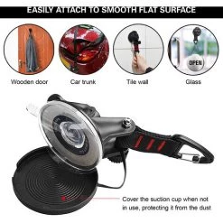 TANCYCO Lot De 4 Crochets De Fixation à Ventouse Pour Auvent De Voiture, Tente De Camping (noir Et Rouge) -Tente de réception Soldes 66391408 3