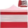 TANCYCO 1pcs Paroi Latérale Pour Auvent Pop-up Auvent étanche à La Pluie Paroi Latérale Auvent Pare-soleil Abri Paroi Latérale (rouge, Translucide, 3 M) -Tente de réception Soldes 66391425 1