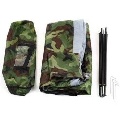 TANCYCO Tente De Camping Pour 2 Personnes Camouflage Portable Extérieur à Une Seule Couche (Camouflage-2 Personnes) -Tente de réception Soldes 66391448 5
